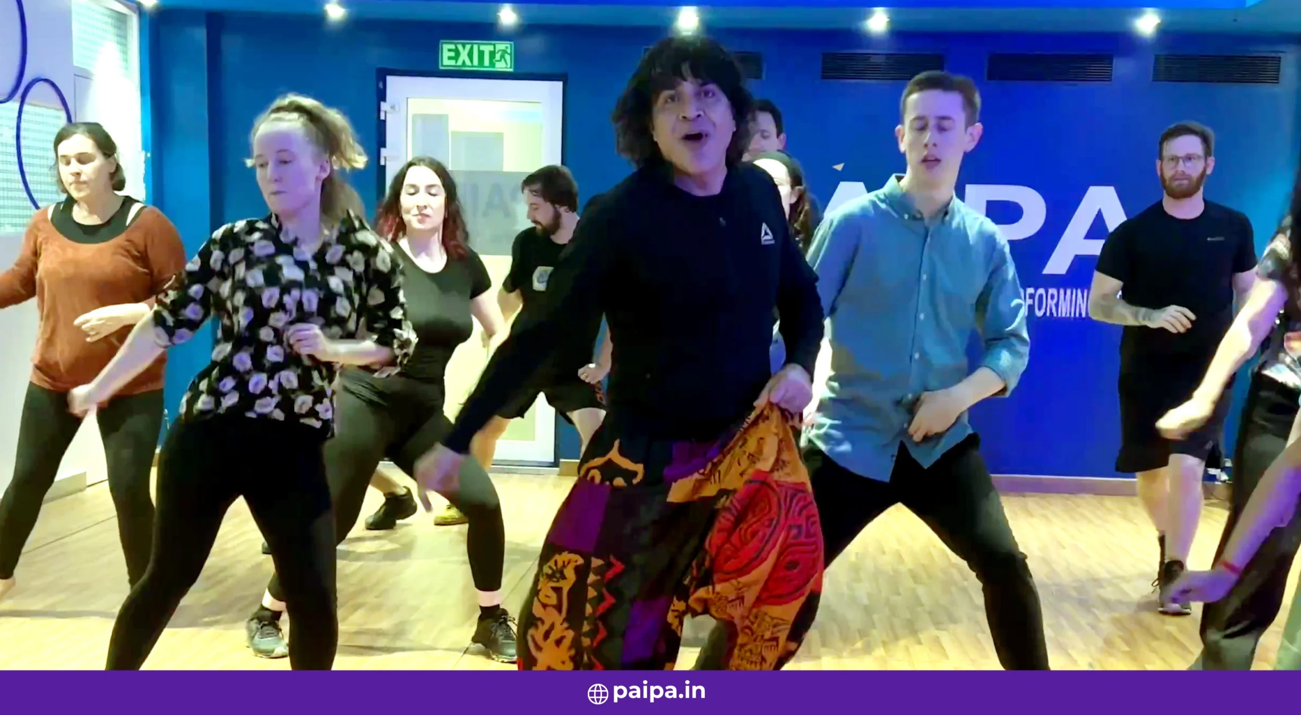 Practicing Dance in Studio